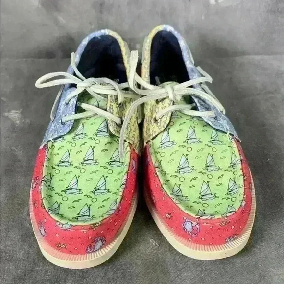 Sperry Vineyard Vines Boat Shoes KIDS size 1m - Picture 5 of 7